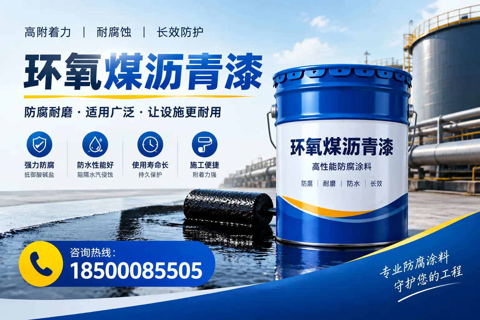 环氧煤沥青漆与其他涂料的对比分析，助力莆田企业决策