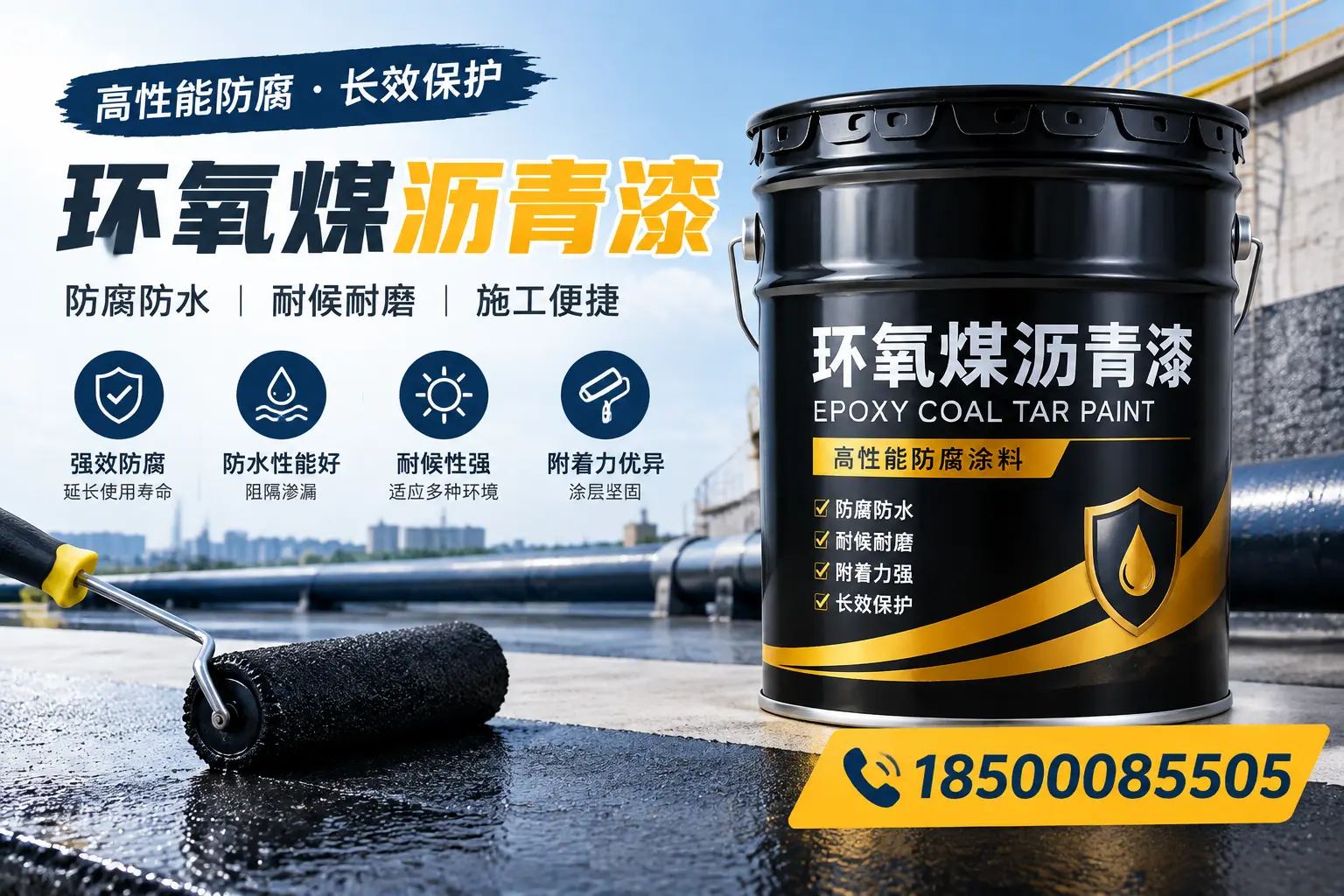 选择环氧煤沥青漆时需注意的五个问题,帮助莆田用户