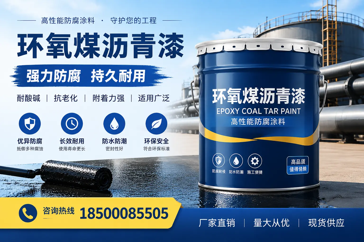 环氧煤沥青漆在防腐领域的重要性，莆田行业动态