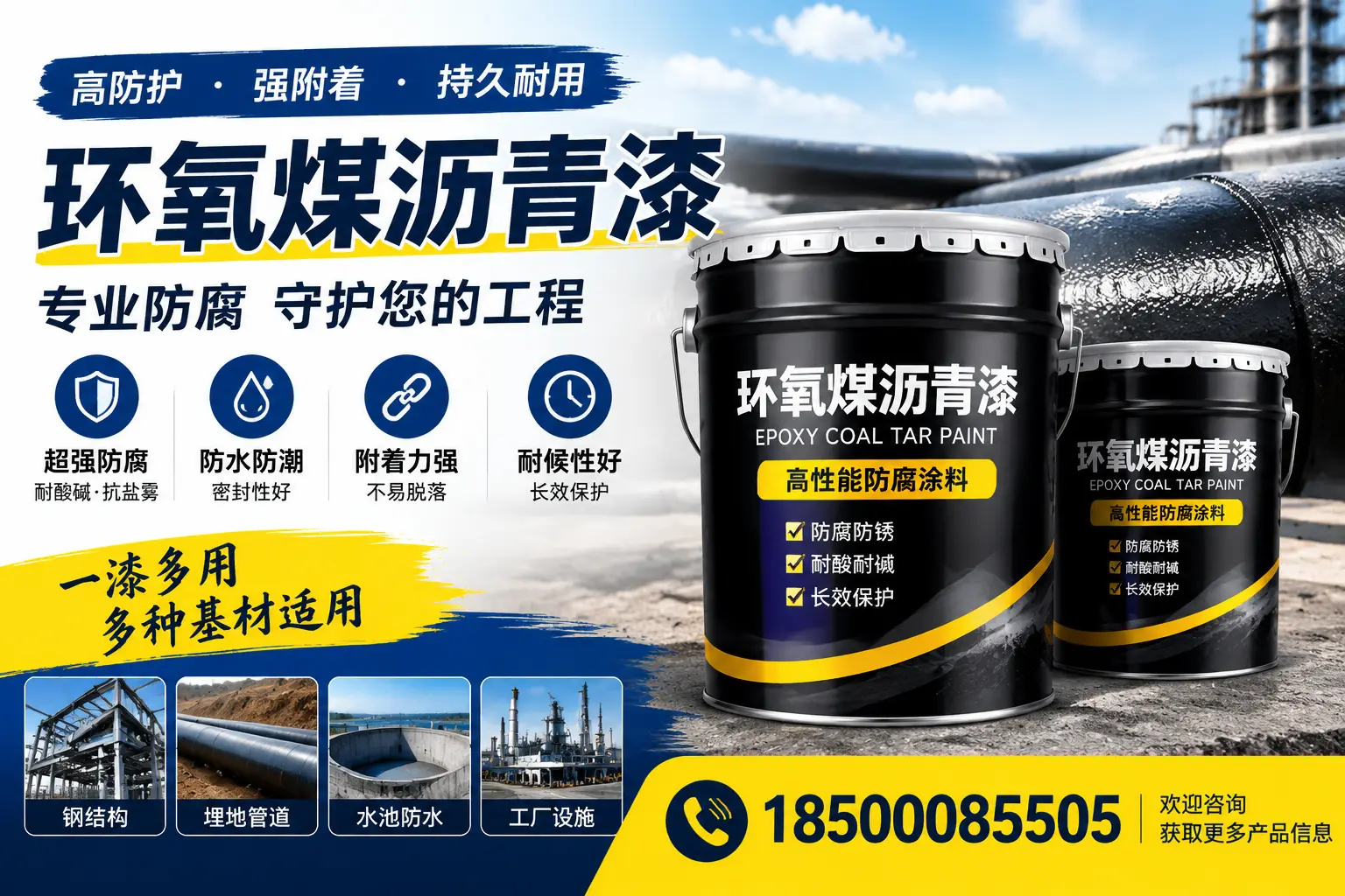 环氧煤沥青漆的颜色选择与搭配技巧,提升美观度