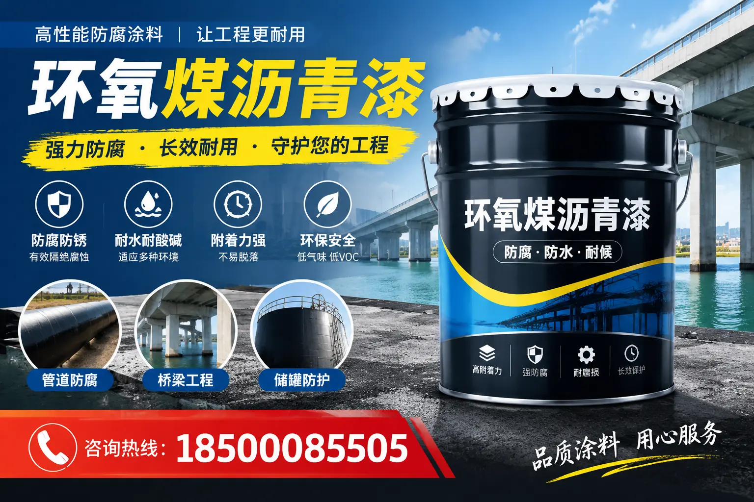 环氧煤沥青漆的施工流程详解，莆田企业的必备知识